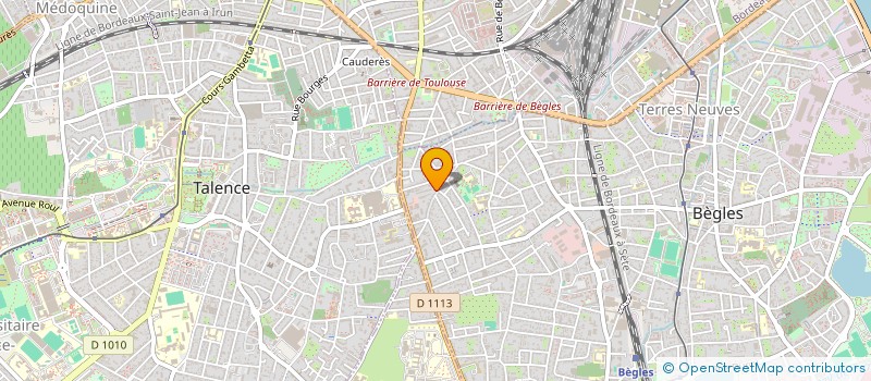 localisation de l'entreprise SCI IMMA à BEGLES