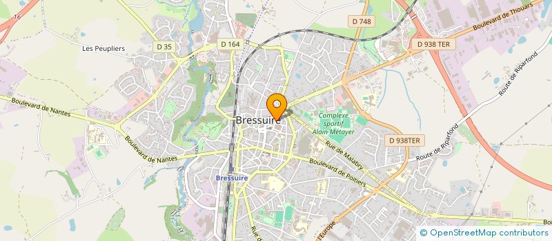 localisation de l'entreprise SCI IMMACE  BRESSUIRE