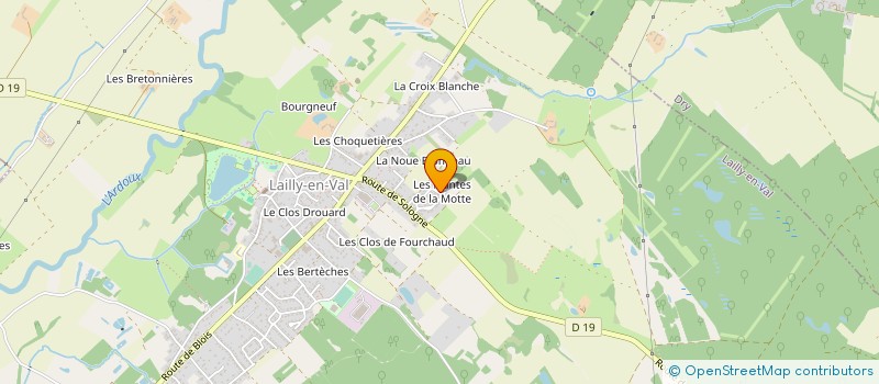 localisation de l'entreprise SCI IMMALDO à LAILLY-EN-VAL