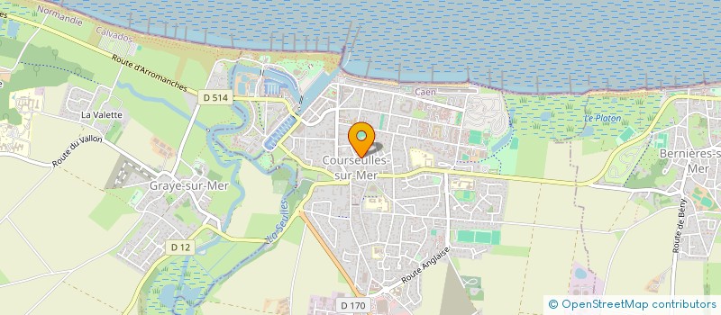 localisation de l'entreprise SCI IMMARIS à COURSEULLES-SUR-MER