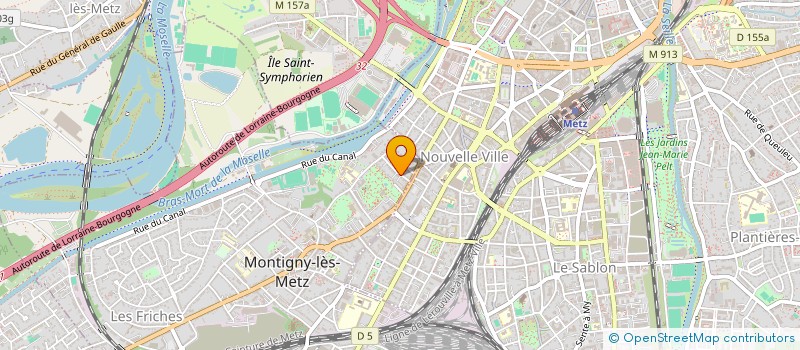 localisation de l'entreprise SCI IMMARO à MONTIGNY-LES-METZ