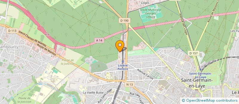 localisation de l'entreprise SCI IMMART  SAINT-GERMAIN-EN-LAYE