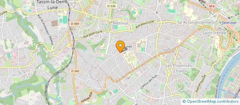 localisation de l'entreprise SCI IMMAUDEL  LYON