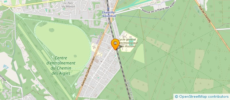 localisation de l'entreprise SCI IMMAUDIO 75  CHANTILLY