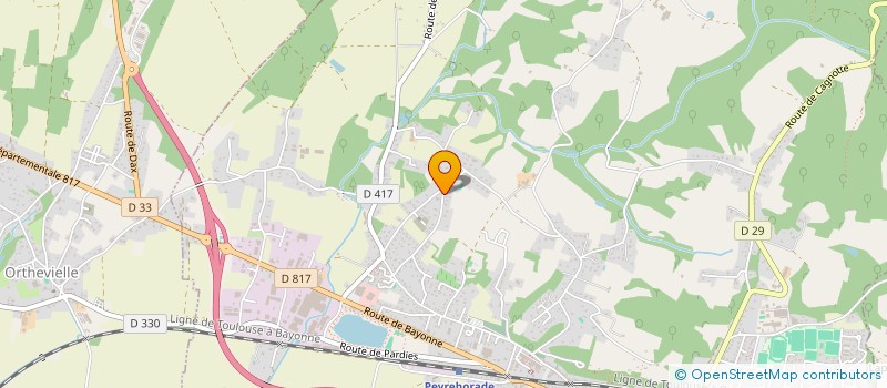 localisation de l'entreprise SCI IMMAUDIS  PEYREHORADE