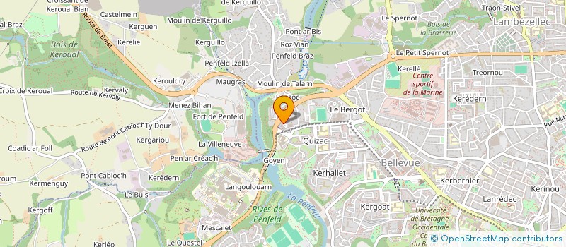 localisation de l'entreprise SCI IMMAUTRET  BREST