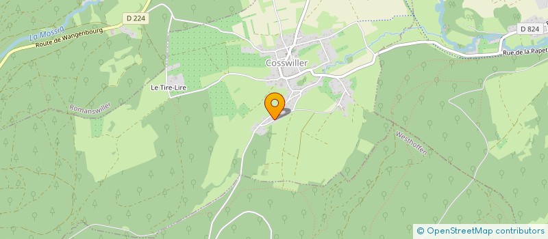 localisation de l'entreprise SCI IMMELI  COSSWILLER