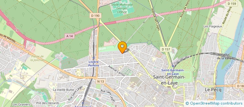 localisation de l'entreprise SCI IMMEUBLE 29 AV.FORET NOIRE STRASBOUR  SAINT-GERMAIN-EN-LAYE