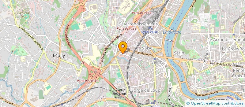 localisation de l'entreprise SCI IMMEUBLE AMASIS  LYON