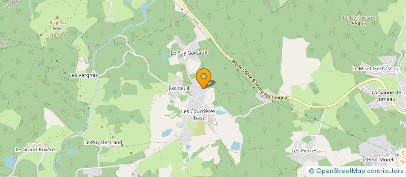 localisation de l'entreprise SCI IMMEUBLE DE GAULLE  AMBAZAC