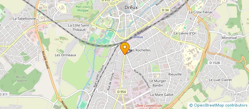 localisation de l'entreprise SCI IMMEUBLE MARCEAU à DREUX