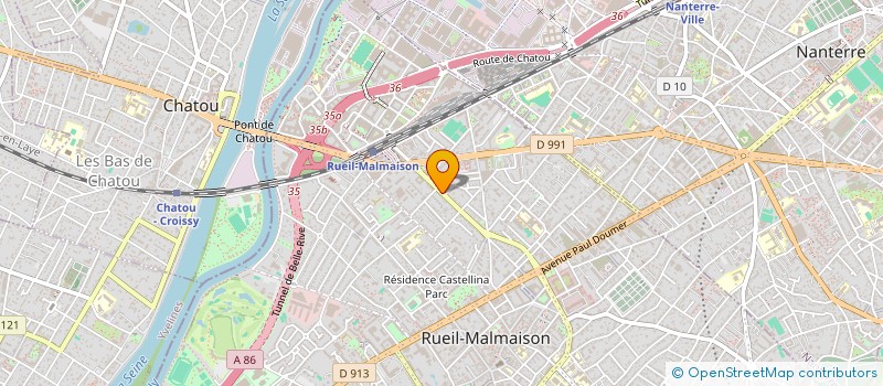 localisation de l'entreprise SCI IMMEUBLES QUELIN à RUEIL-MALMAISON