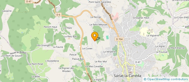 localisation de l'entreprise SCI IMMEXCOM à SARLAT-LA-CANEDA