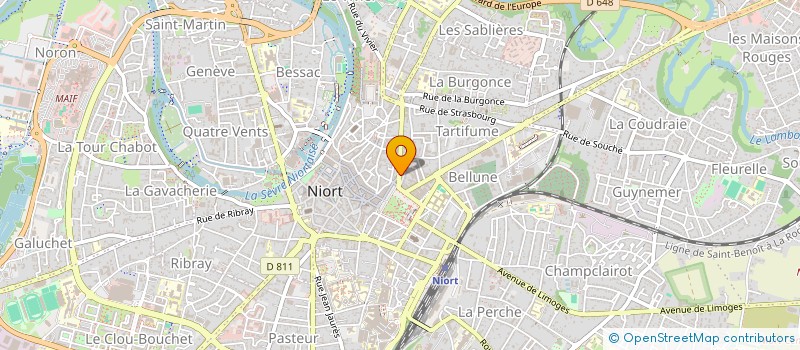 localisation de l'entreprise SCI IMMIA  NIORT