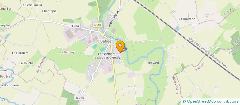 localisation de l'entreprise SCI IMMINVEST  VAL-DU-MAINE