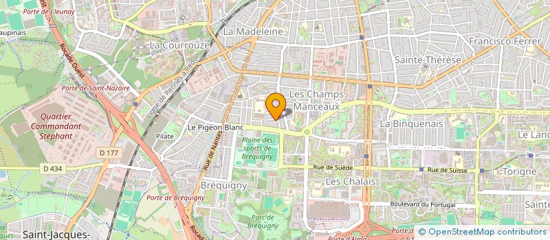 localisation de l'entreprise SCI IMMO 0216  RENNES