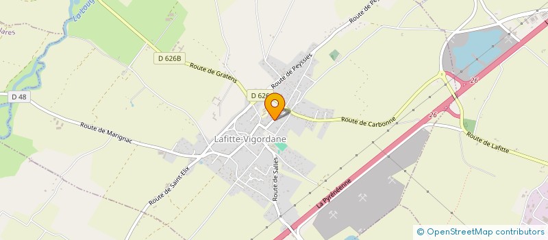 localisation de l'entreprise SCI IMMO 09  LAFITTE-VIGORDANE