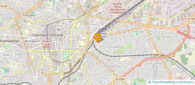 localisation de l'entreprise SCI IMMO 15  CLERMONT-FERRAND