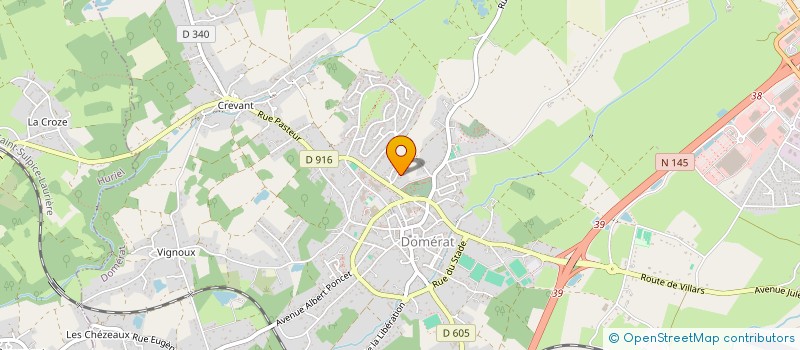 localisation de l'entreprise SCI IMMO 16 à DOMERAT