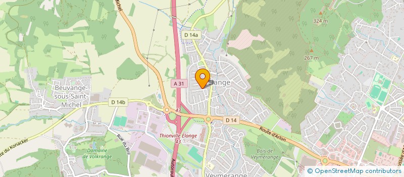 localisation de l'entreprise SCI IMMO 16 à THIONVILLE