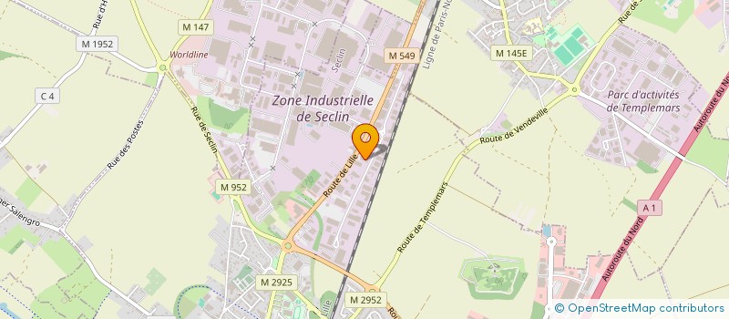 localisation de l'entreprise SCI IMMO 175  TEMPLEMARS