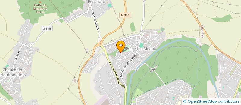 localisation de l'entreprise SCI IMMO 2 F  CREGY-LES-MEAUX