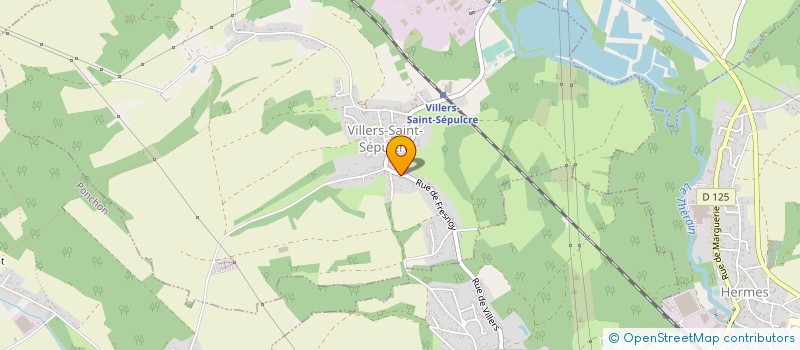 localisation de l'entreprise SCI  IMMO 2 GA  VILLERS-SAINT-SEPULCRE