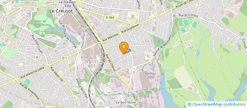 localisation de l'entreprise SCI IMMO 2 L à LE CREUSOT