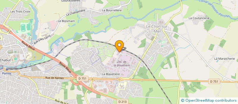 localisation de l'entreprise SCI IMMO 2 MYL  PORNIC