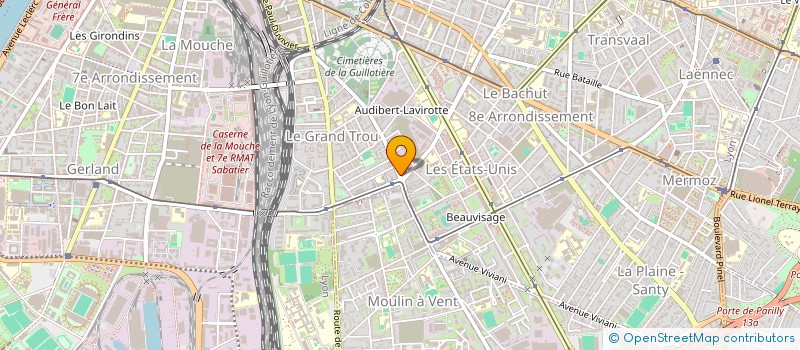 localisation de l'entreprise SCI IMMO 2000  LYON