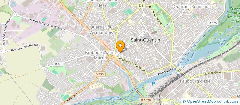 localisation de l'entreprise SCI IMMO 2000 J.O.L à SAINT-QUENTIN