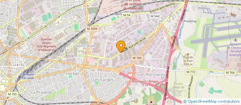 localisation de l'entreprise SCI IMMO 2001  CLERMONT-FERRAND