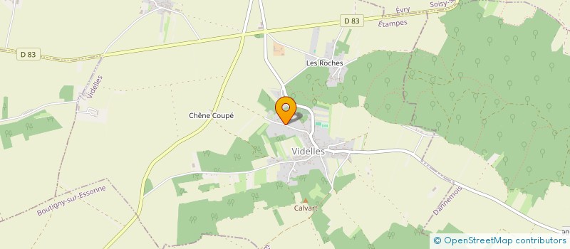 localisation de l'entreprise SCI IMMO 2001  VIDELLES