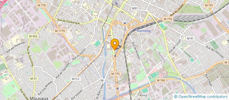 localisation de l'entreprise SCI IMMO 207  TOURCOING