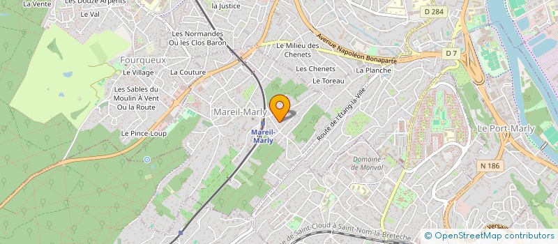 localisation de l'entreprise SCI IMMO 24  MAREIL-MARLY