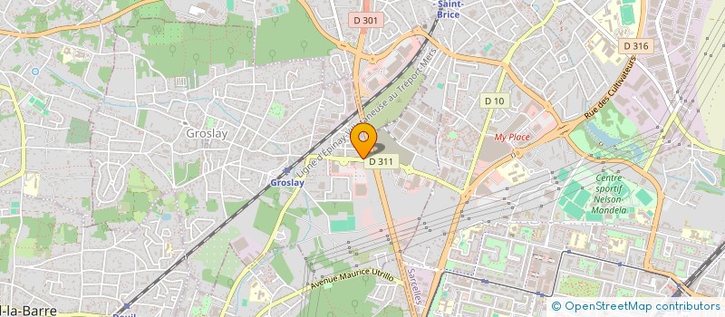 localisation de l'entreprise SCI IMMO 26  GROSLAY