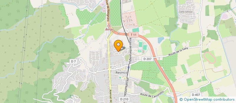 localisation de l'entreprise SCI IMMO 2B à BORGO
