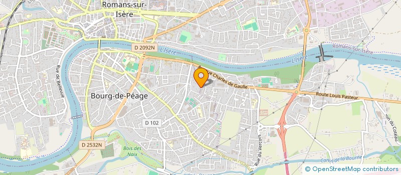 localisation de l'entreprise SCI IMMO 2EN  BOURG-DE-PEAGE