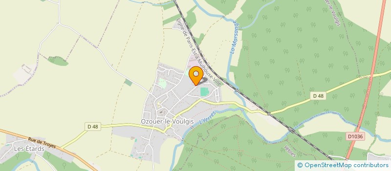 localisation de l'entreprise SCI IMMO 2F  OZOUER-LE-VOULGIS