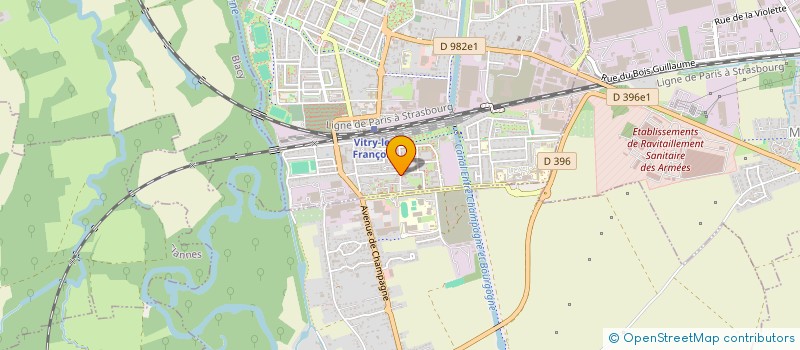 localisation de l'entreprise SCI IMMO-2H à VITRY-LE-FRANCOIS