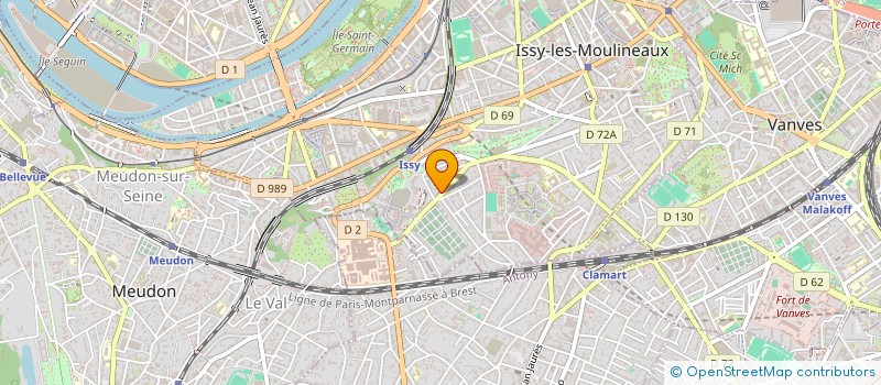 localisation de l'entreprise SCI IMMO 2M à ISSY-LES-MOULINEAUX