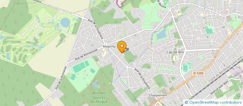 localisation de l'entreprise SCI IMMO 2M  PESSAC