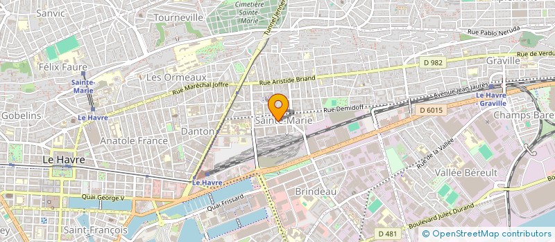 localisation de l'entreprise SCI IMMO 2M à LE HAVRE