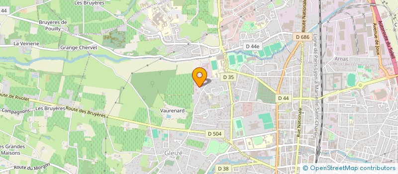 localisation de l'entreprise SCI IMMO 305  GLEIZE