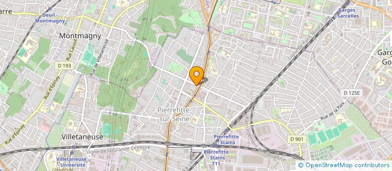 localisation de l'entreprise SCI IMMO 380 à PIERREFITTE-SUR-SEINE
