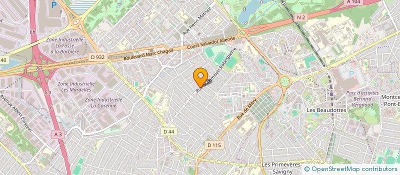 localisation de l'entreprise SCI IMMO 3A à AULNAY-SOUS-BOIS