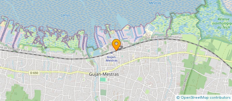 localisation de l'entreprise SCI IMMO 3D  GUJAN-MESTRAS