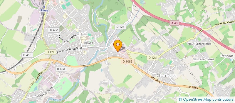 localisation de l'entreprise SCI IMMO 3L  RIVES