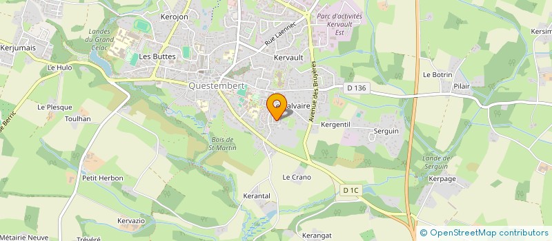 localisation de l'entreprise SCI IMMO 3M  QUESTEMBERT