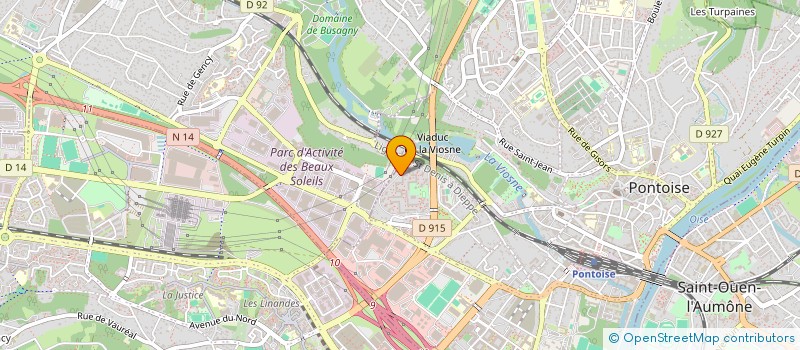 localisation de l'entreprise SCI IMMO 3M  PONTOISE